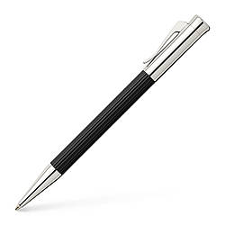 Кулькова ручка Graf von Faber-Castell з колекції Tamitio Black, корпус чорний, 141580