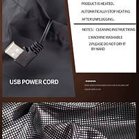 Жилет із підігрівом унісекс L синій, фото 10