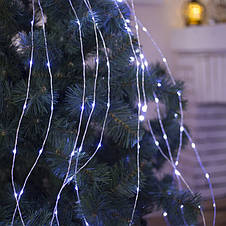 Кімнатна LED USB гірлянда Xmas "Роса" з пультом управління Біле освітлення 3 м (HA-61), фото 3