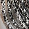 Шнур вітой парчовий 5 мм(колір срібло), фото 2