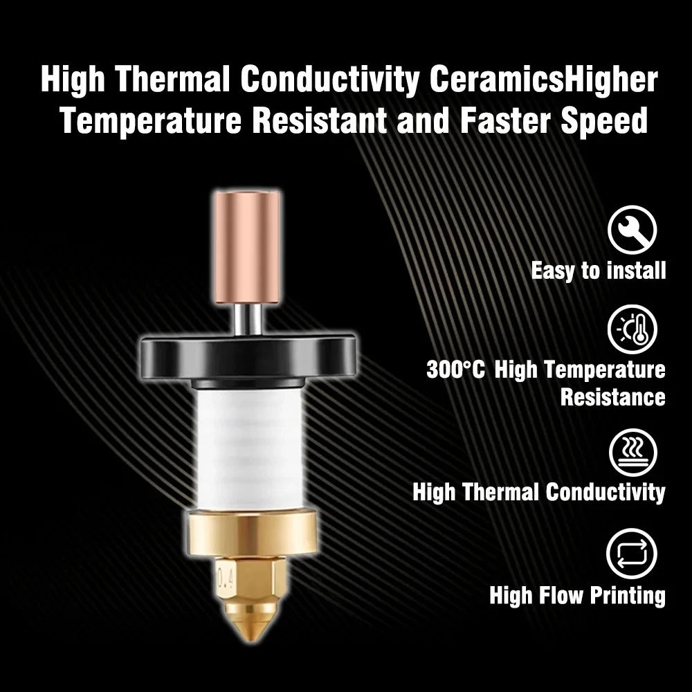 Хотенд (hotend) для 3D-принтера CREALITY K1, K1 MAX