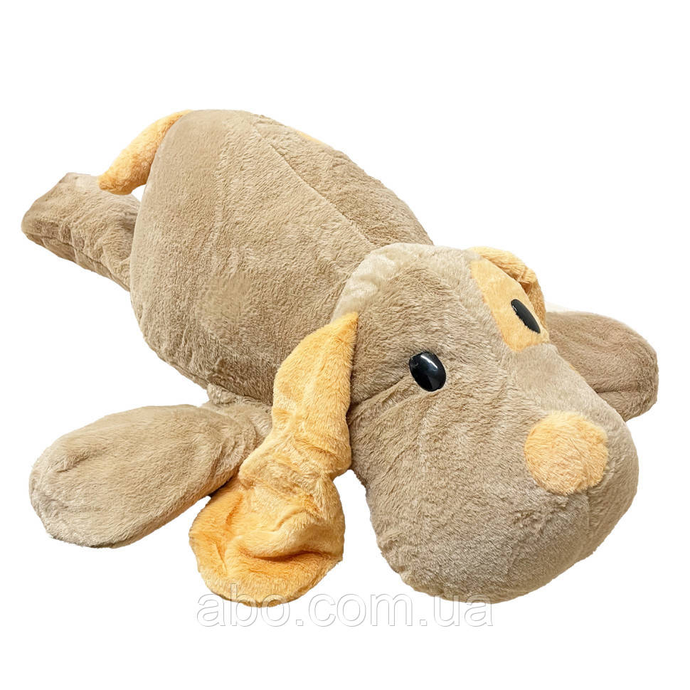 Дитяча м'яка іграшка "Собачка" L1132(Brown) іграшка з пледом, розмір 55 см, фото 1