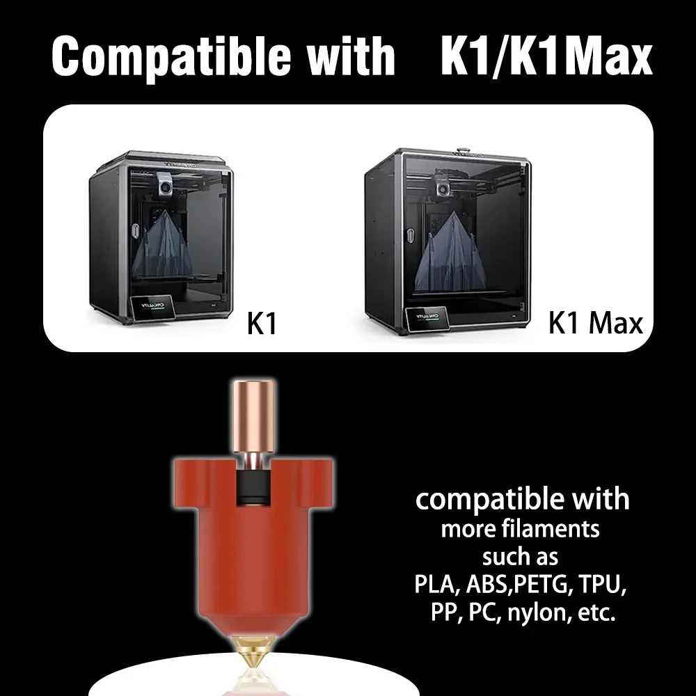 Хотенд (hotend) для 3D-принтера CREALITY K1, K1 MAX