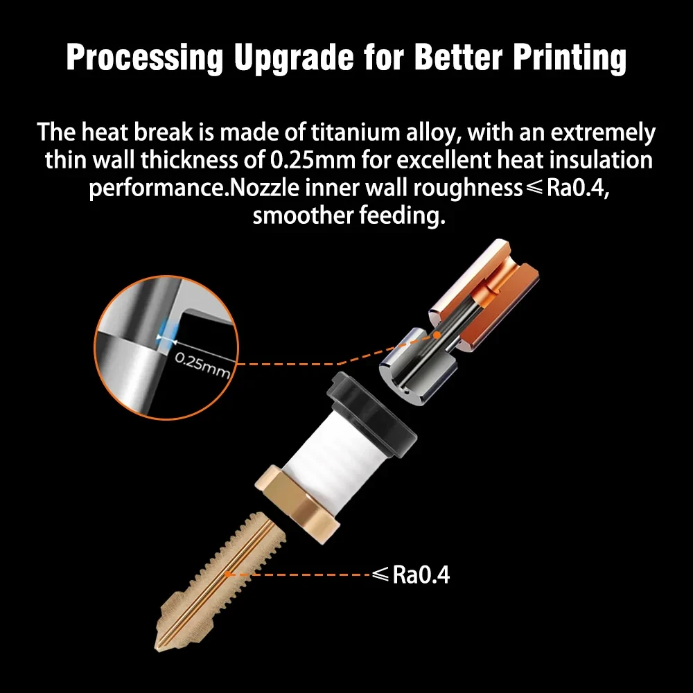 Хотенд (hotend) для 3D-принтера CREALITY K1, K1 MAX