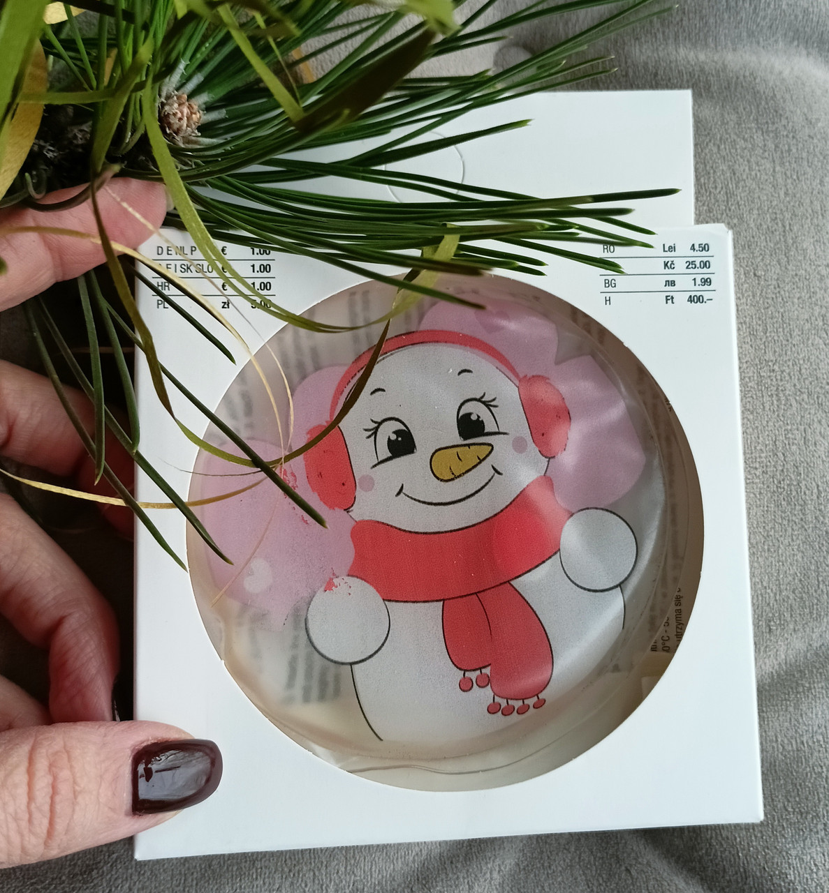 Грілка для рук дитяча багаторазова сніговик. Грілка сольова портативна для дітей і дорослих, фото 1