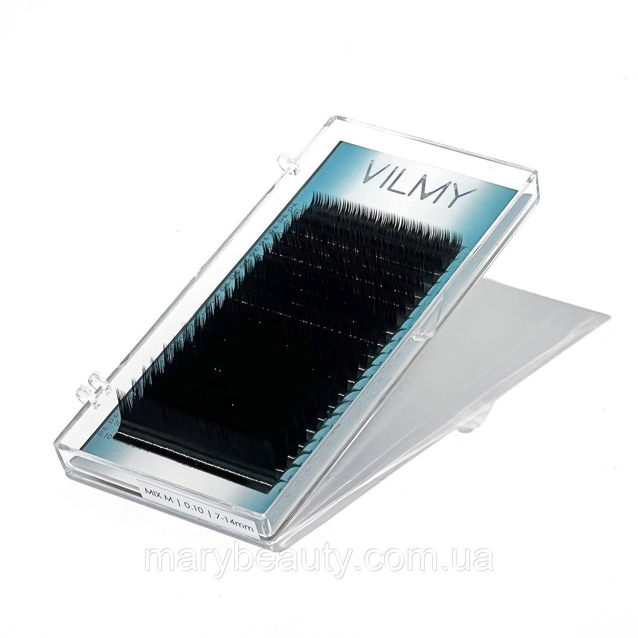 Вії чорні 20 ліній VILMY VIYA вигин CC 0.07 14 мм, фото 1
