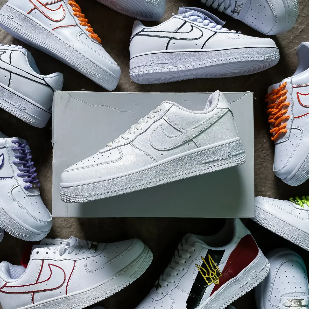 РОЗПРОДАЖ Кросівки Nike Air Force білі