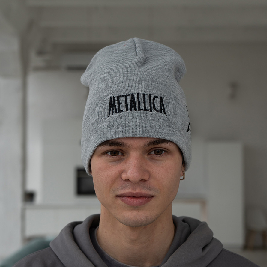 Шапка RWB - Metallica, сіра