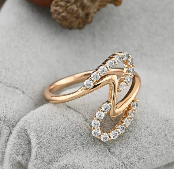 Жіноче кільце медичне золото Айріс, розмір 16,19, фото 1