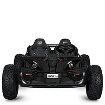 Дитячий електромобіль багі Bambi M 5797A-2 двомісний зі світлом звуком Чорний, фото 6