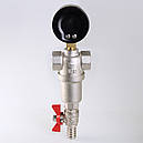 Фільтр самопромивний з манометром Valtec DN 1/2" (250 мікрон) VT.390.N.04, фото 5