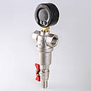 Фільтр самопромивний з манометром Valtec DN 1/2" (250 мікрон) VT.390.N.04, фото 6