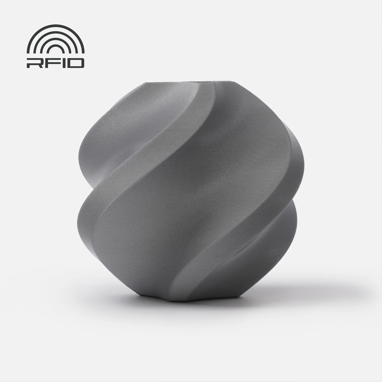 Пластик Bambu Lab PLA Basic Silver (10102), без котушки