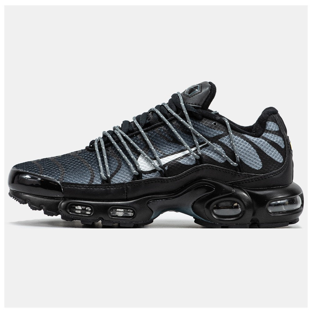 Чоловічі кросівки Nike Air Max TN Plus Toggle Grey Black, чорно-сірі кросівки найк аір макс тн плюс