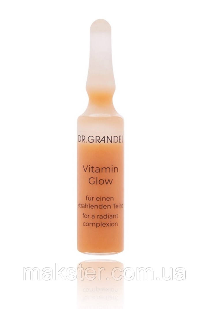 Ампули для сяйва та захисту втомленої шкіри Dr. Grandel Vitamin Glow, 3 мл