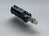 Кнопка Toneluck 12pin PS 909L з фіксацією для процесорів DBX, Phonic, Behringer і пультів Soundcraft MFXi, фото 3