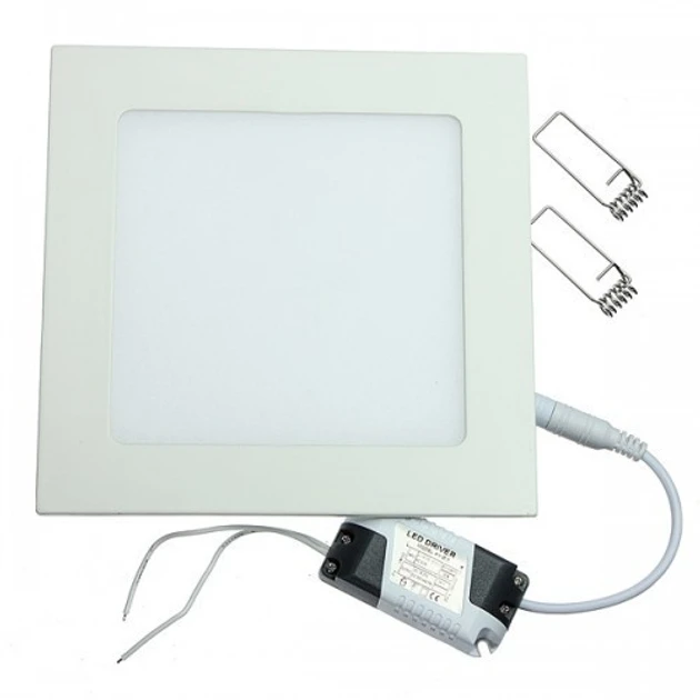 LED світильник врізний квадратний 12W 4500К Lemanso