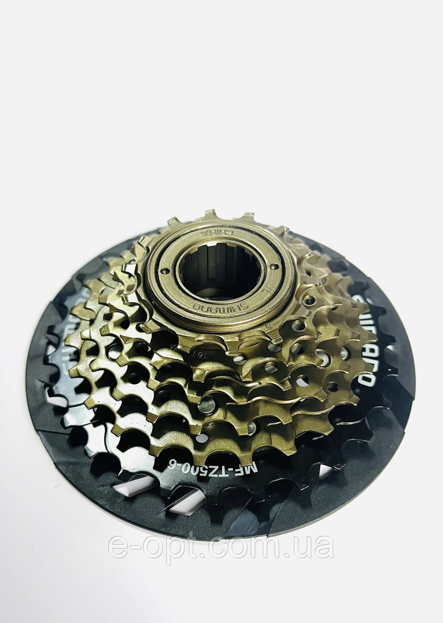 Зірка SHIMANO на 6 швидкостей. Вільнобіг 6ск. Shimano mf-tz500 із захистом