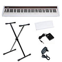 Цифрове піаніно NUX NPK-10-W (стійка, блок живлення, педаль, пюпітр)