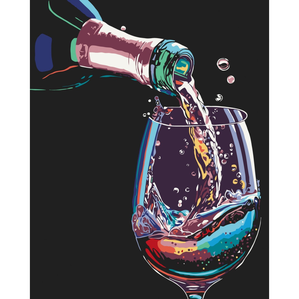 Картина за номерами 40х50 см. Ігристе АС12036, фото 1