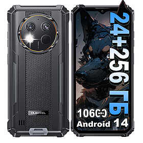 Смартфон Oukitel G1 Black 4G LTE 6/256gb 10600mAh 48MP NFC