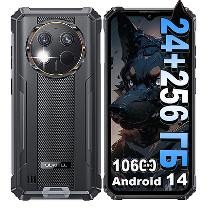 Смартфон Oukitel G1 Black 4G LTE 6/256gb 10600mAh 48MP NFC, фото 1