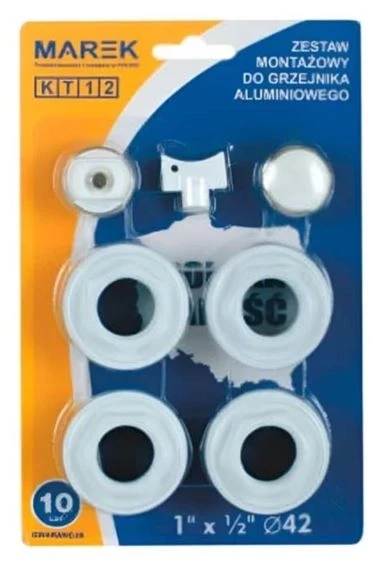 Монтажний комплект для радіатора Marek 1"х1/2" (25) (KT12), фото 1