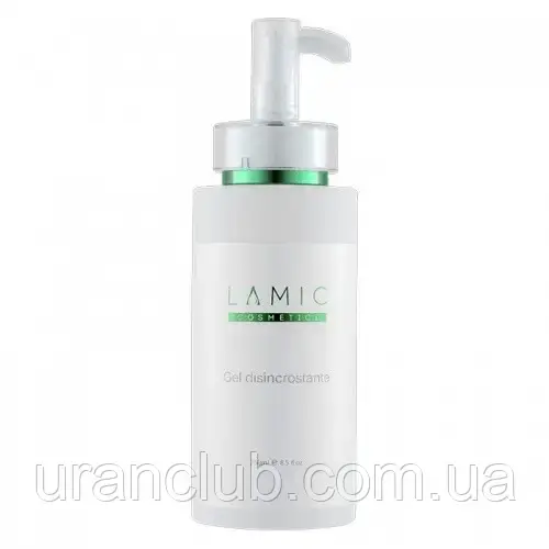 ДГель-дезінкрустант для обличчя Lamic Cosmetici Gel Disincrostante, 250 мл,салонів краси,косметика Ламік, фото 1