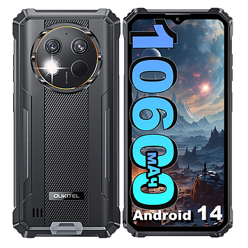 Захищений смартфон Oukitel G1 Black NFC 48MP 10600mAh 6/256gb 4G LTE