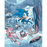 Картина за номерами 40х50 см. Пригоди Соніка АС16123