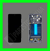 Дисплей модуль Samsung SM N985 OLED Note 20 Ultra Black 2020 (оригінальний розмір матриці) у зборі з рамкою
