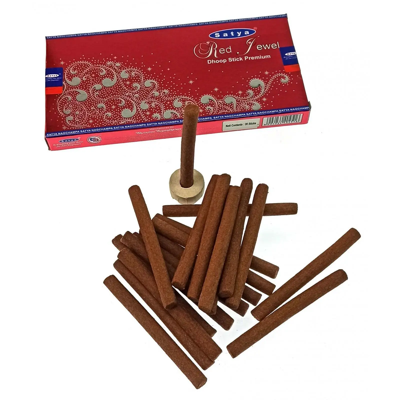 Безосновні пахощі Fresh Rose dhoop sticks (Свіжа Троянда)