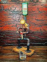 Мужской подарок , дозатор для алкоголя "Пожарный с счётчиком"/Наливайка/Оригинальный подарок!