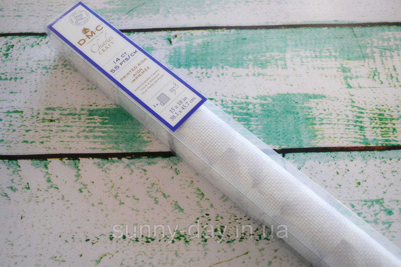 Канва для вишивки Аїда 14 DMC з малюнком 02, фото 1