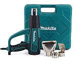 Фен будівельний Makita HG6005 2000Вт 600°C з регулюванням температури, фото 3
