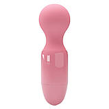 Міні вібромасажер із мультишвидкісною вібрацією Pretty Love Little Cute Mini Stick Pink, фото 3