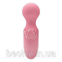 Міні вібромасажер із мультишвидкісною вібрацією Pretty Love Little Cute Mini Stick Pink, фото 4