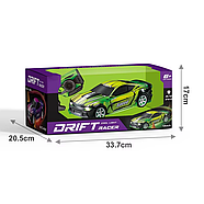 Дрифт машинка на радіоуправлінні Dodge Challenger NEON Green | Машинки для дрифту на пульті управління, фото 10