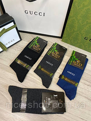 Шкарпетки Gucci бамбук чоловічі, фото 3