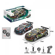Машинка для дрифту на радіоуправлінні Extreme Black-Green | Дрифт машинки на пульті управління | Дрифтова машина на радіокеруванні, фото 7