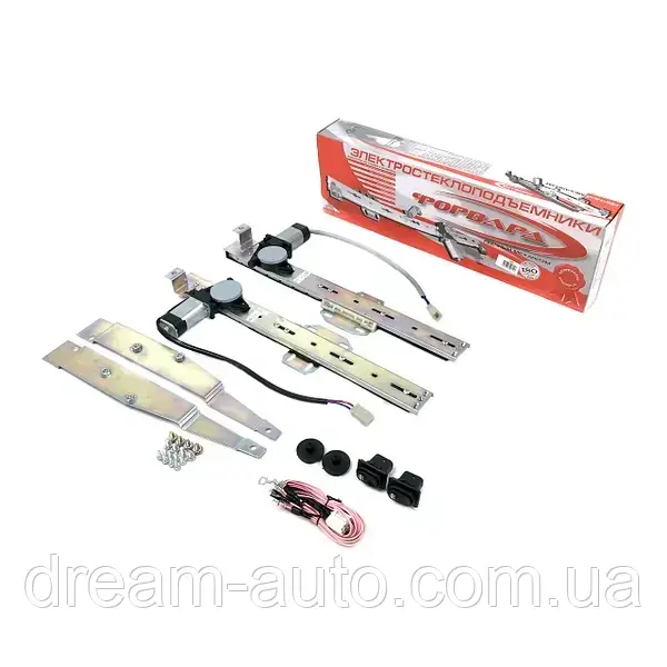 Склопідіймачі рейкові для ВАЗ-2104, -2107 (в передні двері), фото 1