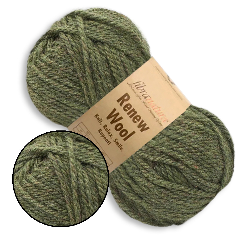FibraNatura Renew Wool, Зелений No107