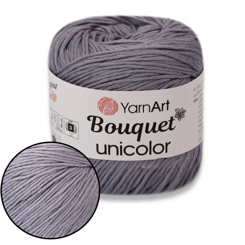 YarnArt Bouquet, Сірий No3203