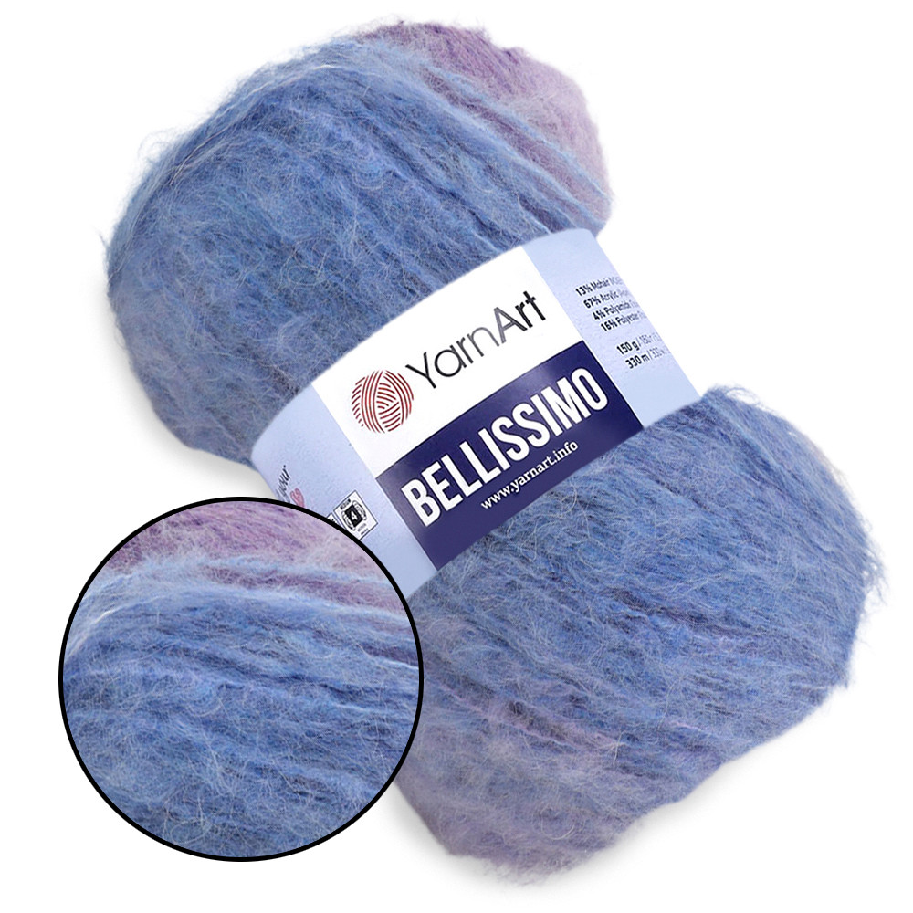 YarnArt Bellissimo, №1419, пряжа мохер