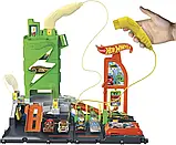 Набір Гот Вілс заправна станція Hot Wheels City Toy Car Track Set, фото 4