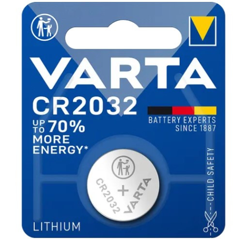 Батарейка Varta CR 2032 Bli 1 Lithium, 1 шт. (6032101401), фото 1