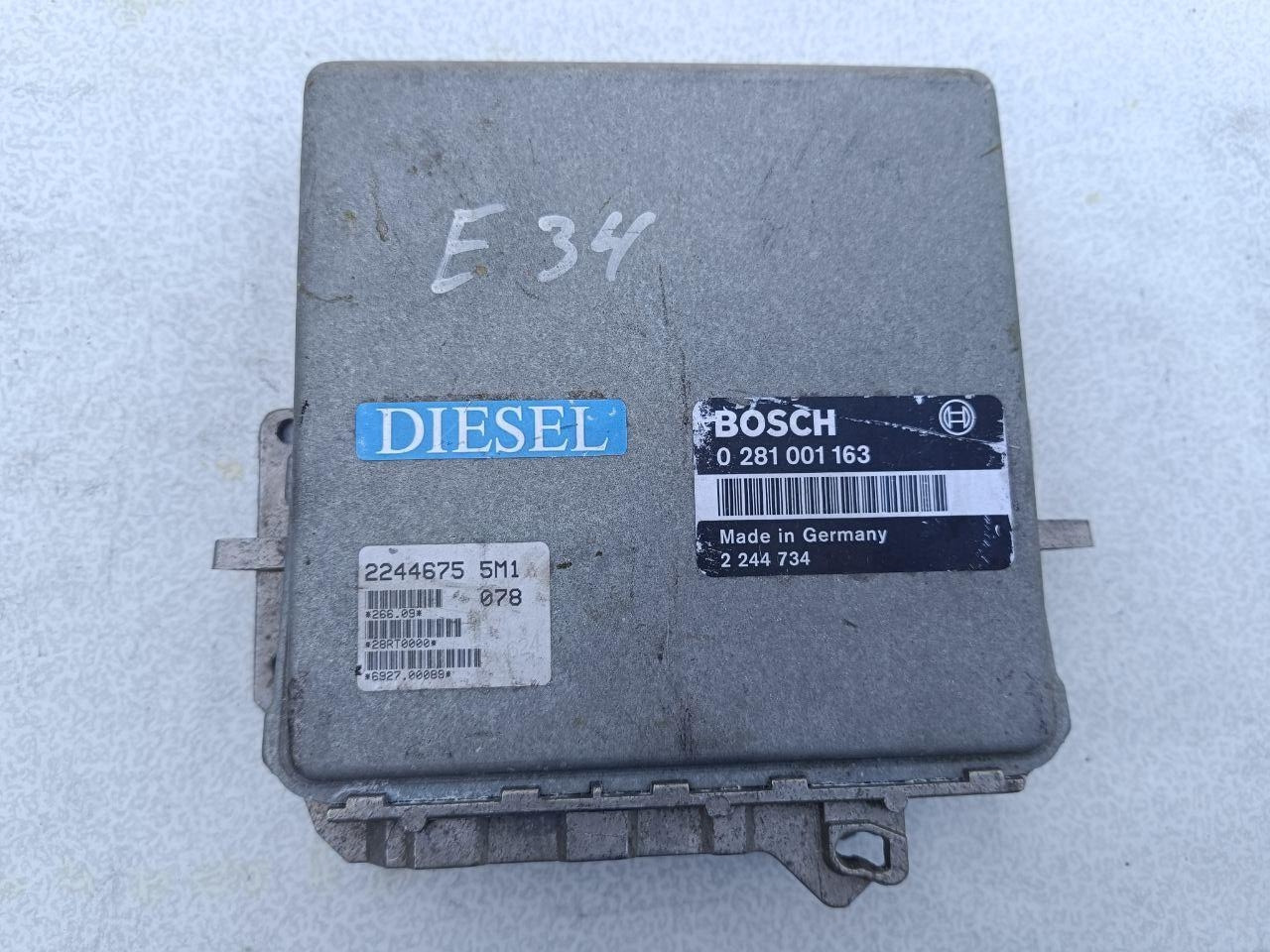 Електронний блок керування BMW E34 Bosch 0 281 001 163 / 0281001163 / 2 244 734 / 2244734