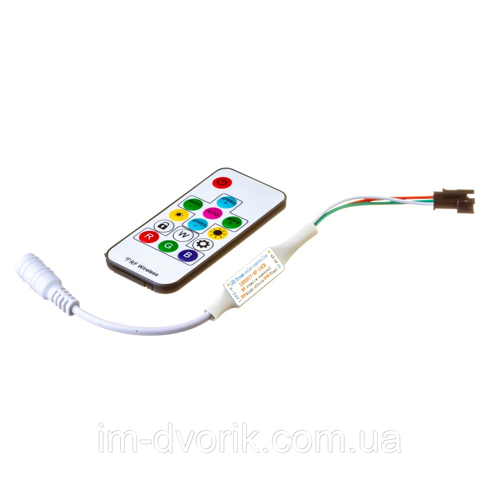 Контролер RGB mini Smart strip 6А IP20 5-24V з радіо пультом, фото 1