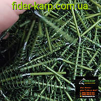 🇺🇦 Фідерний рибальський відвод , протизакручувач з кормушкою під змінний груз , колір (хакі-зелений) 🇺🇦