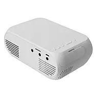 Проектор з пультом та вбудованим динаміком Projector LED UTM YG-320 Білий, фото 6